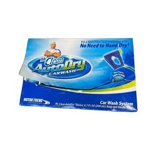 NEW Open Box Mr Clean AutoDry‎ Carwash System Car Detail Kit Soap Filter Sprayer